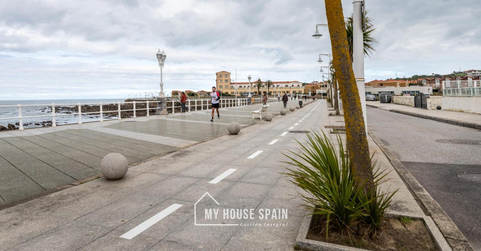Appartement Myhousespain - Primera Linea De Playa Con Parking Gijón